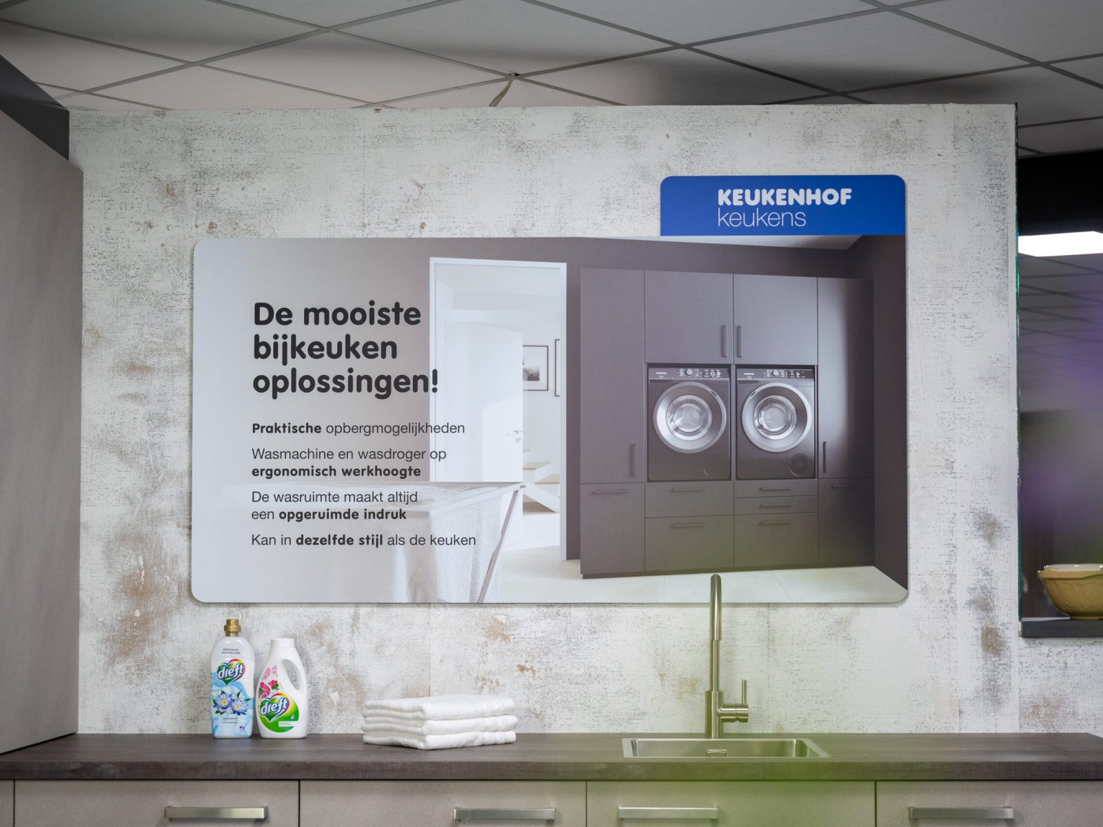 Keukenhof Keukens bord montage volledig