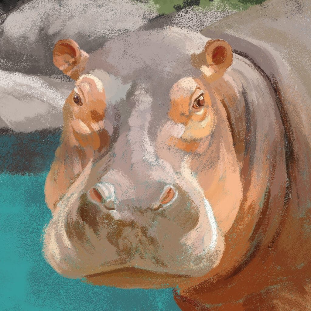 Mega groot doek detail 4